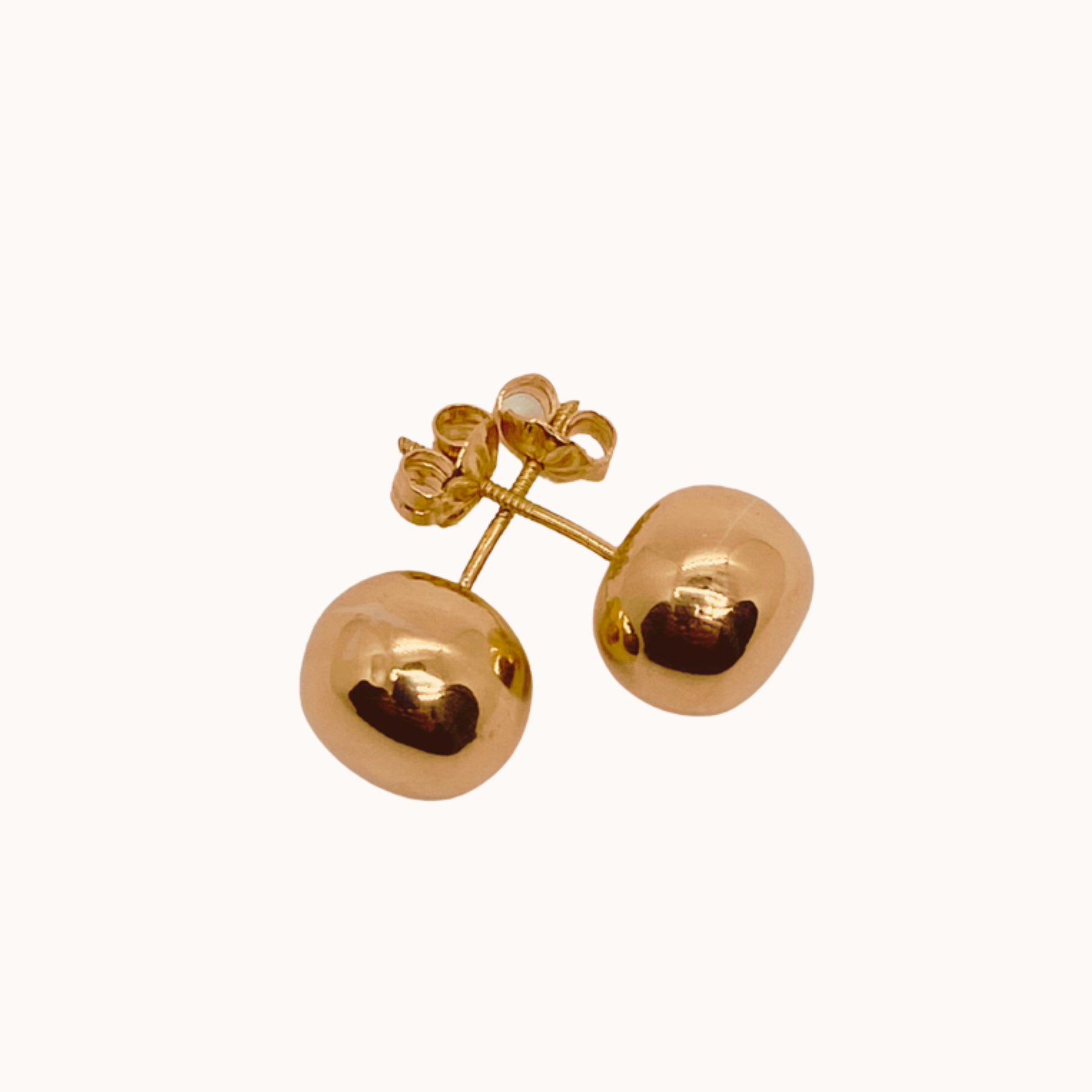 Oro 18k Aros Bolita N 7