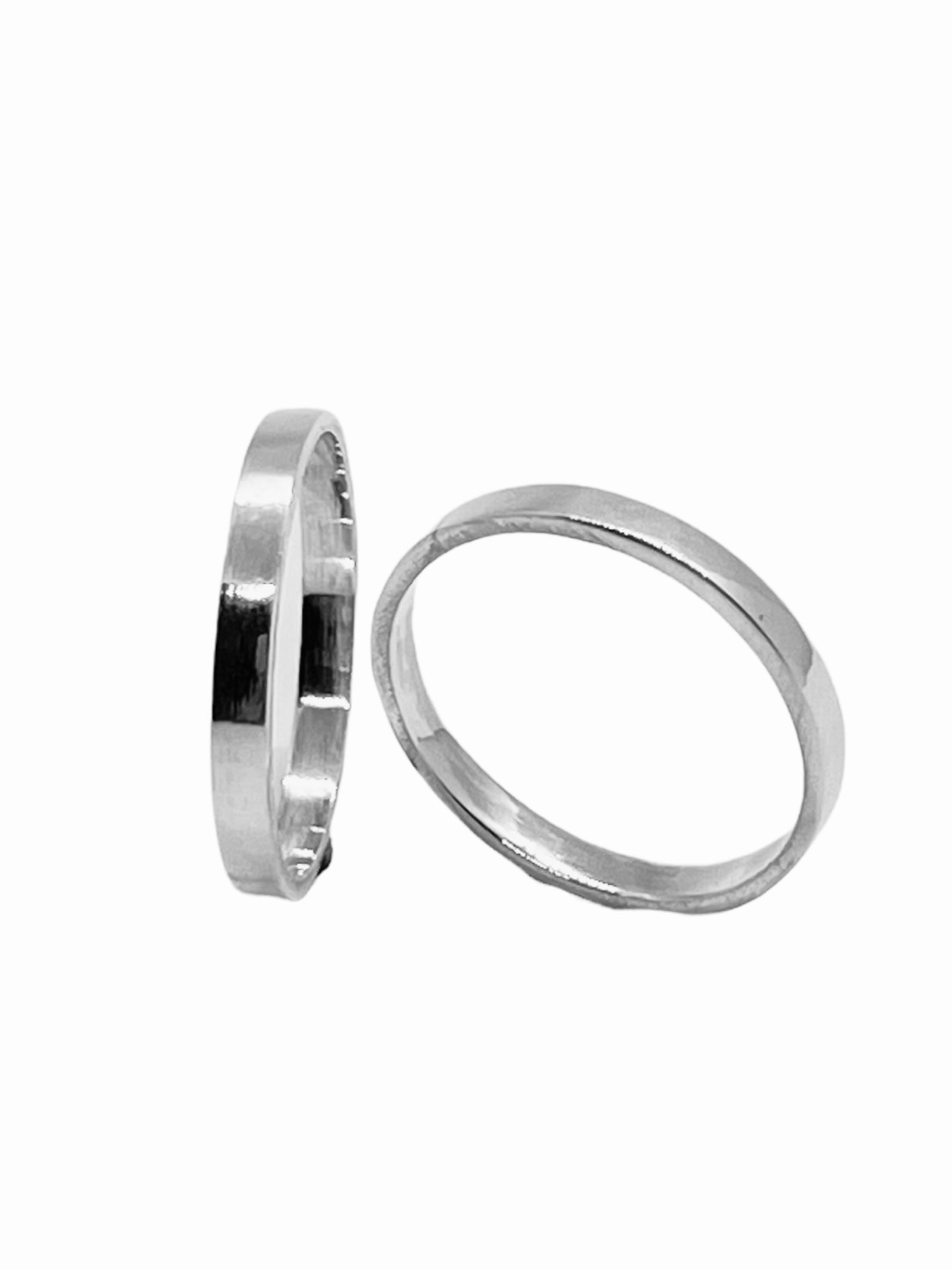 Argollas Ilusiones de Planas 2mm Plata Nacional