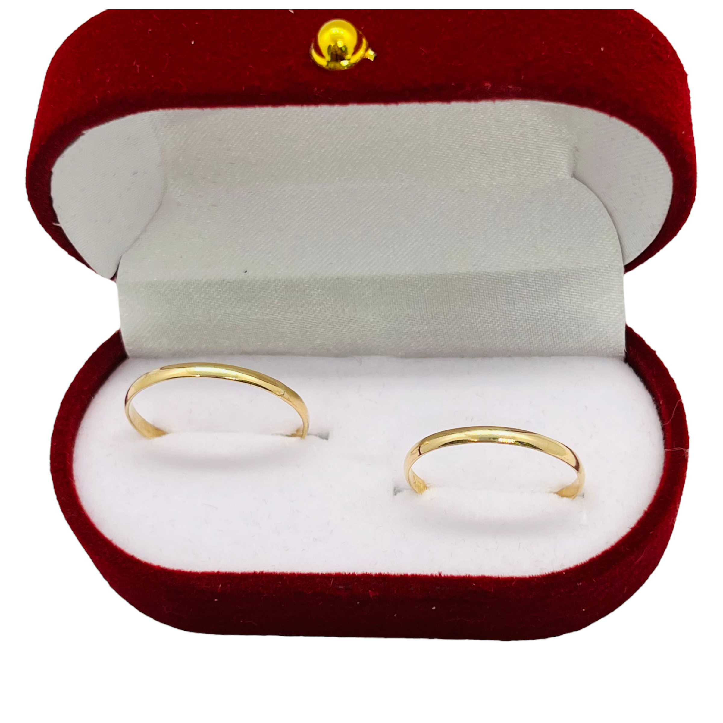 Argollas Ilusión de Matrimonio Medida Caña 2mm Oro 18k